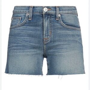 Rag and Bone Clear Foil Coated Wash Cut Off Denim Shorts Size 26